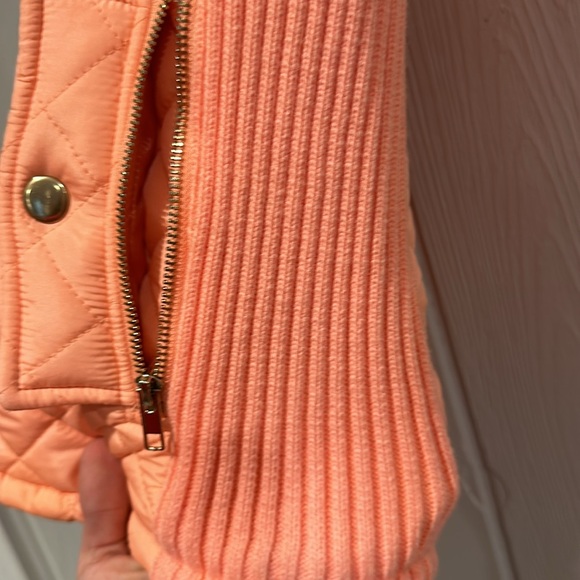 Vanilla Bay Quilted Peach Vest - Picture 3 of 9